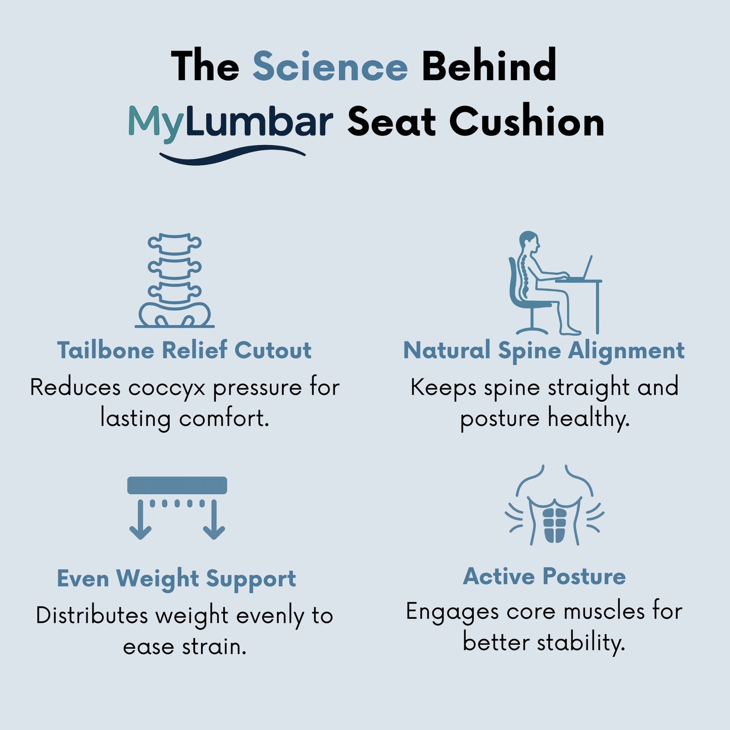 MyLumbar™ Seat Cushion
